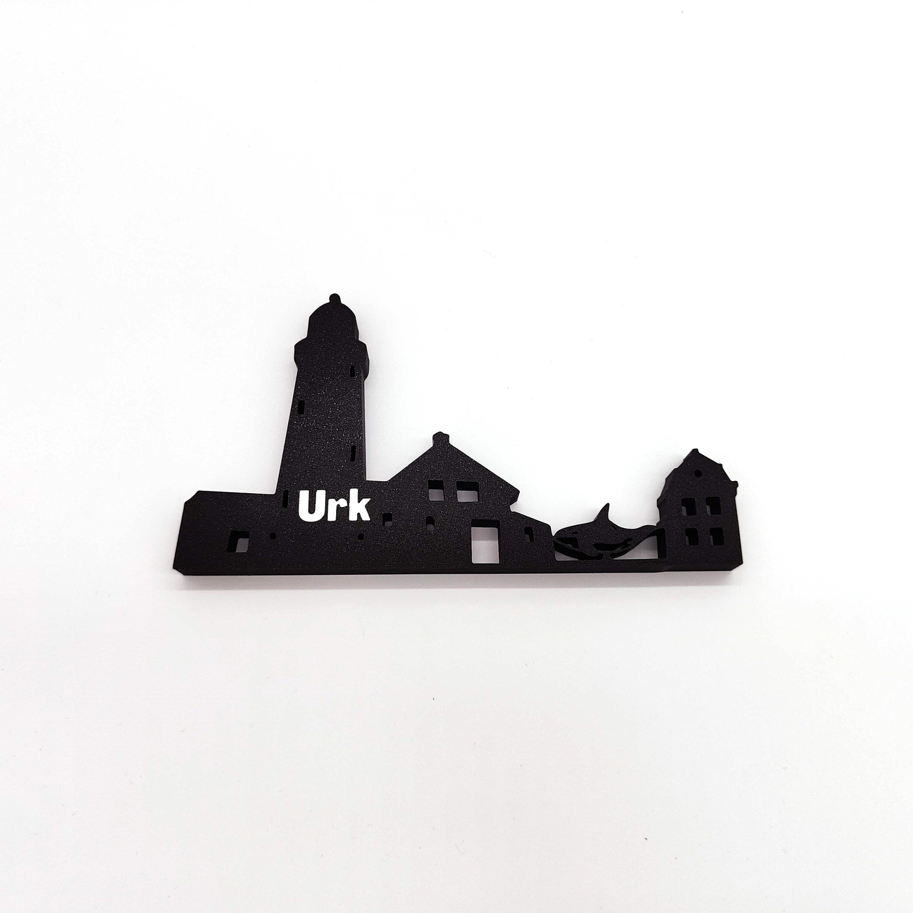 Urk Skyline Collectible | Detailed Netherlands Cityscape Art | Perfect for Home Décor, Office, or Bookshelf Display